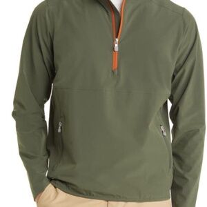 Peter Millar Loden Green Flex Adapt Half Zip MF23XZ01 L